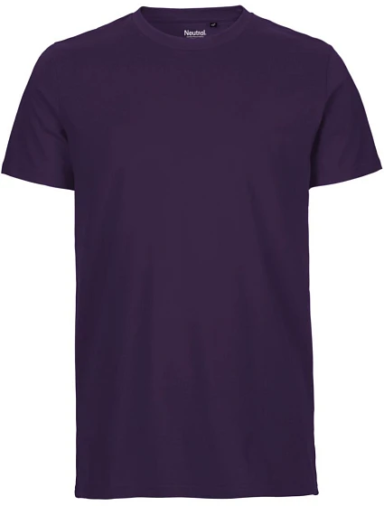 Neutral O 61001 Pánské tričko z bio bavlny 77.6101 purple Neutral O 61001 Pánské tričko z bio bavlny 77.6101 purple