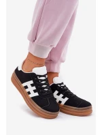 Dámské tenisky na platformě černé Syliyana Dámské tenisky na platformě černé Syliyana