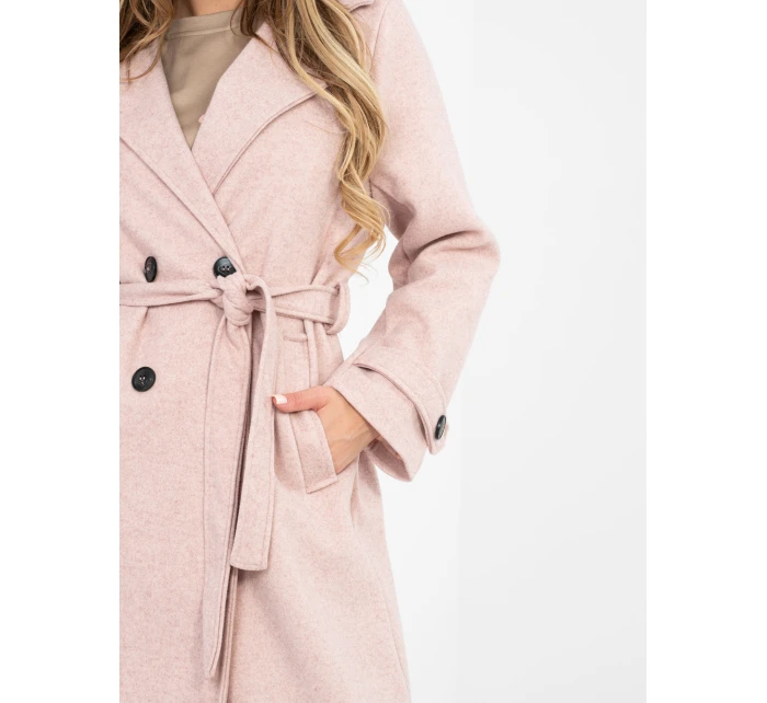 Kabát IT EN 97035.17 tmavě růžový Kabát IT EN 97035.17 tmavě růžový