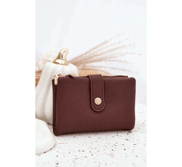 Dámská peněženka z eko kůže Ilissea – čokoládová Dámská peněženka z eko kůže Ilissea – čokoládová