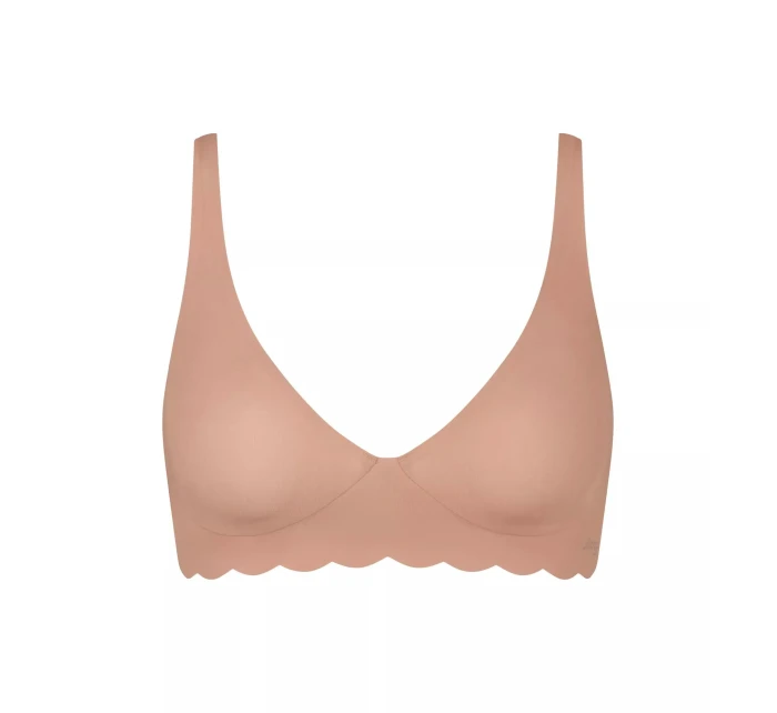 Dámská podprsenka ZERO Microfibre 2.0 Soft bra - CAMEO BROWN - sv. hnědá 00ME - SLOGGI