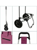 NÁKUPNÍ VOZÍK NA KOLEČKÁCH S RÁMEM 33L ČERVENÝ