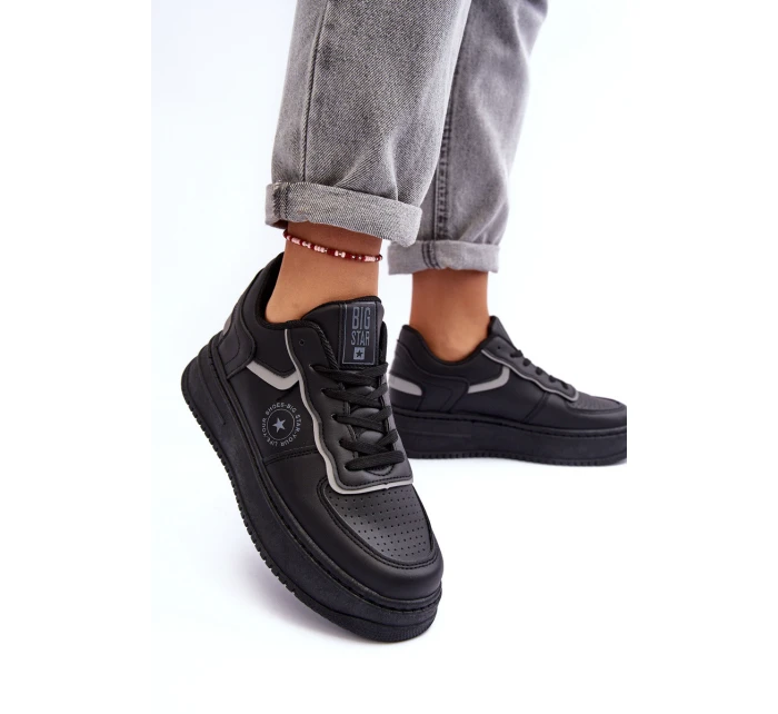 Dámské Sportovní Tenisky Big Star model 21634285 Černé - Big Star Shoes Dámské Sportovní Tenisky Big Star model 21634285 Černé - Big Star Shoes