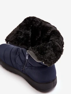 Vysoké Dámské Zateplené Sněhule Granátové Luxina