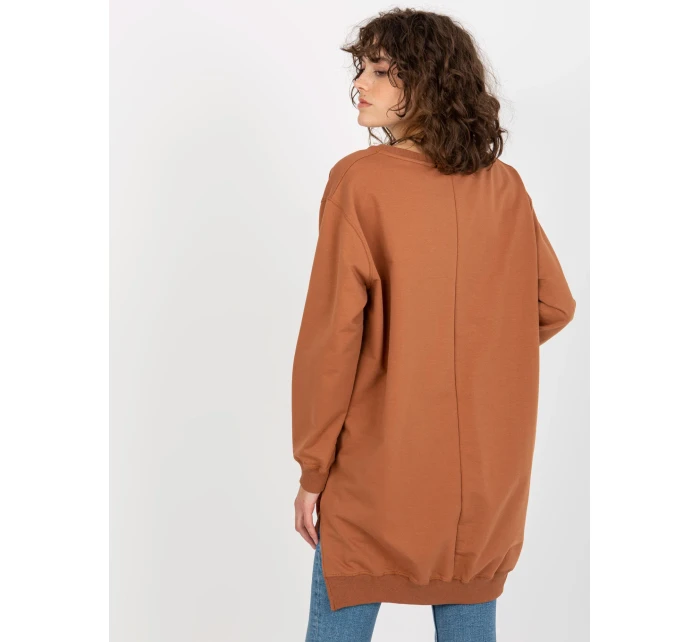 Mikina VI BL 3102.01P světle hnědá