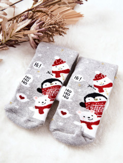 Vánoční ponožky Ho Ho Ho! šedé