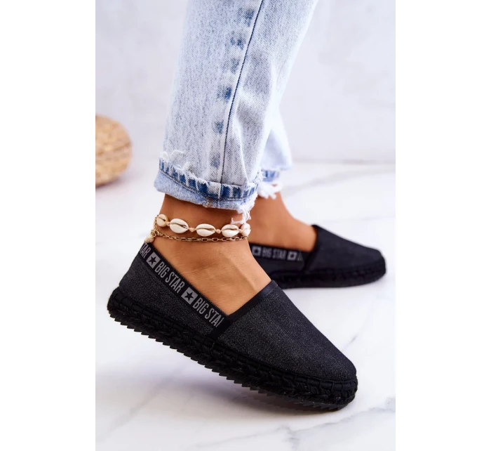 Dámské espadrilky Slip-on Big Star - černé