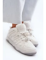 Dámské eko kožené tenisky bílé Berilla Dámské eko kožené tenisky bílé Berilla