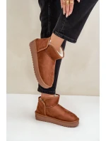 Dámské sněhule na platformě D.Franklin DFSH370010 Hnědé