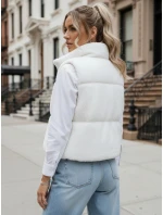 Dámská krémová vesta z ovčí kůže BEEWARM FashionStreet TY3801