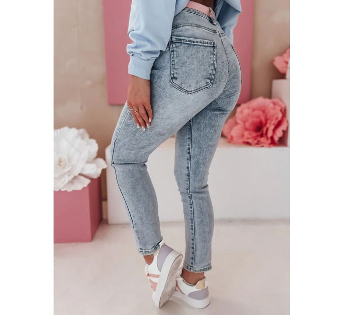Dámské džínové kalhoty slim fit blue model 21985452 - Dstreet