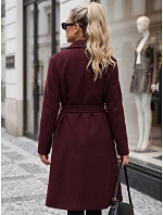 damski z paskiem bordowy model 22371801 - FashionStreet