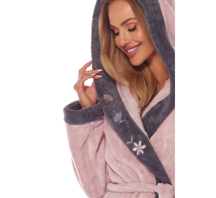 Dlouhý dámský župan L&L 9145 Hft 4XL Dlouhý dámský župan L&L 9145 Hft 4XL