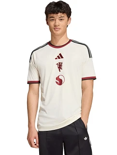 Pánské tričko adidas Manchester United 26/27 Third Jersey, béžové, KA6876