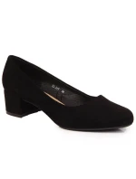 W černé semišové lodičky s model 19443130 - SERGIO LEONE