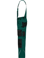 JN Pracovní kalhoty s laclem Strong dark green/black model 22533304 - Daiber JN Pracovní kalhoty s laclem Strong dark green/black model 22533304 - Daiber