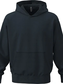 Next Level Apparel N 9307 Těžká oversize unisex mikina s kapucí 08.9307 midnight navy