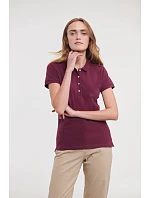 Dámské elastické piqué polo 10. burgundy model 22473827 - Russell Athletic Dámské elastické piqué polo 10. burgundy model 22473827 - Russell Athletic