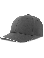 Liberty 6 panelová baseballová kšiltovka dark model 22411129 - Atlantis Headwear Liberty 6 panelová baseballová kšiltovka dark model 22411129 - Atlantis Headwear