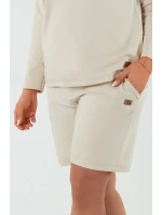 Italská móda Madri krep barva: béžová Italská móda Madri krep barva: béžová