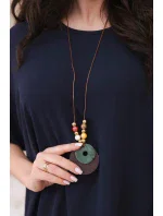 Oversized halenka s přívěskem námořnická modř Oversized halenka s přívěskem námořnická modř