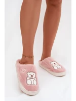 Kožešinové pantofle s růžové model 21772562 - Boto Kožešinové pantofle s růžové model 21772562 - Boto