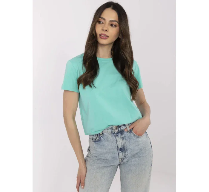 T shirt CLM TS model 21091748 turkusowy - FPrice T shirt CLM TS model 21091748 turkusowy - FPrice