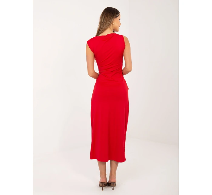 Sukienka IT SK model 22074600 czerwony - FPrice Sukienka IT SK model 22074600 czerwony - FPrice