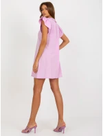 LK SK 506795 šaty.71 světle fialová