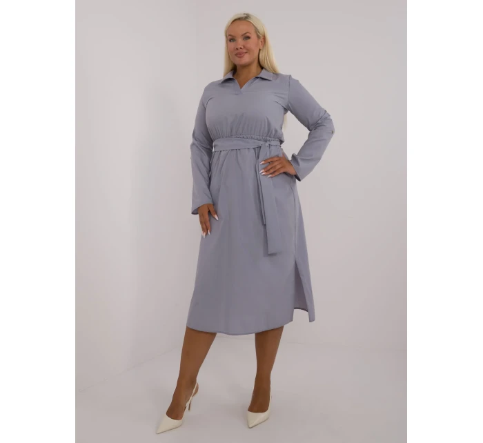 Šaty LK SK 509675.88 šedé Šaty LK SK 509675.88 šedé