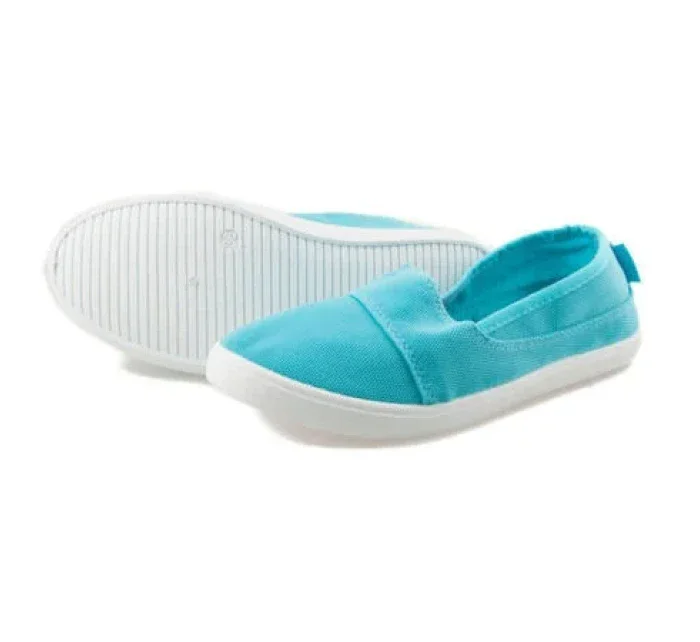 Jednoduché modré dámské slip on