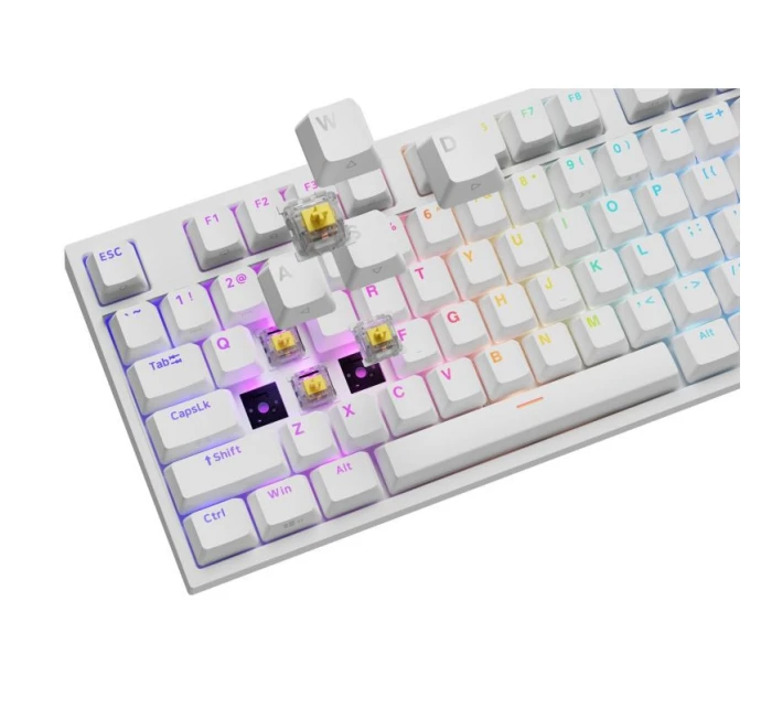 GENESIS THOR 404 Univerzální USB QWERTY klávesnice česky Bílá