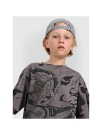 Chlapecké tričko oversize s potiskem 4F 4FJRAW25TTSHM3063-90A Chlapecké tričko oversize s potiskem 4F 4FJRAW25TTSHM3063-90A