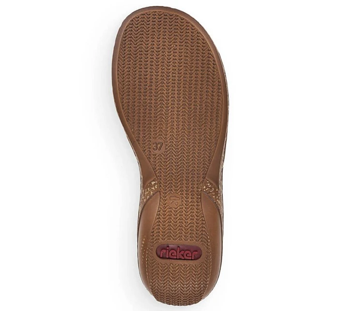 Dámské pohodlné nazouvací sandály model 22050522 - Rieker Dámské pohodlné nazouvací sandály model 22050522 - Rieker