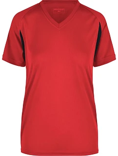Daiber JN 316 Dámské běžecké tričko 02.0316 red/black