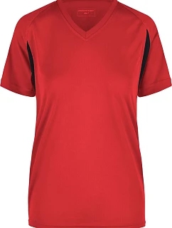 Daiber JN 316 Dámské běžecké tričko 02.0316 red/black