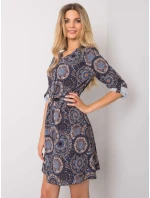 Šaty DHJ SK 12336B.74P tmavě modrá