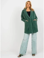 Dámský kabát MBM PL model 14839764 tmavě zelený - FPrice
