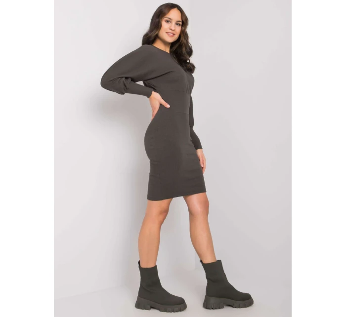 Šaty RV SK 6079.65 tmavá khaki Šaty RV SK 6079.65 tmavá khaki