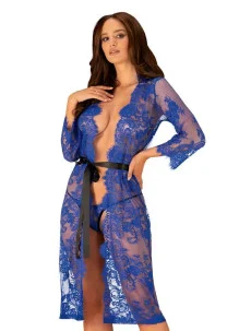 Svůdný župan Cobaltess peignoir - Obsessive