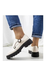 Dámské polobotky 210007BE-LA Ecru s černou - La.Fi Laura