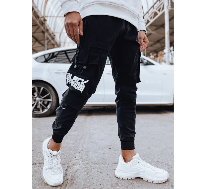 Pánské bojové kalhoty černé FashionStreet UX4303