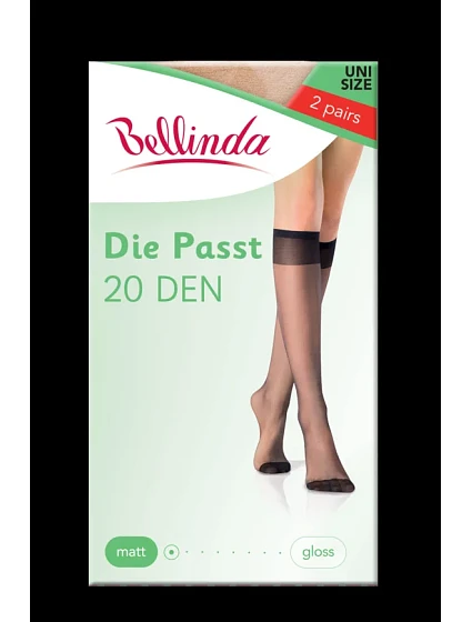 Dámské  podkolenky DIE  20 DEN  černá model 15436057 - Bellinda
