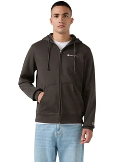 Bluza męska Champion Hooded Full Zip Sweatshirt brązowy 221794 GS509 pánské