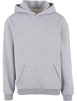 BY 410 Mikina s kapucí z těžké bavlny "Loose Fit" model 22456908 heather grey - Build your Brand BY 410 Mikina s kapucí z těžké bavlny "Loose Fit" model 22456908 heather grey - Build your Brand
