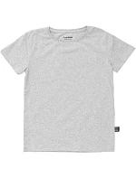 Pure Waste KDTS Dětské tričko z těžké bavlny 74.KDTS grey melange Pure Waste KDTS Dětské tričko z těžké bavlny 74.KDTS grey melange