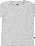 Pure Waste KDTS Dětské tričko z těžké bavlny 74.KDTS grey melange