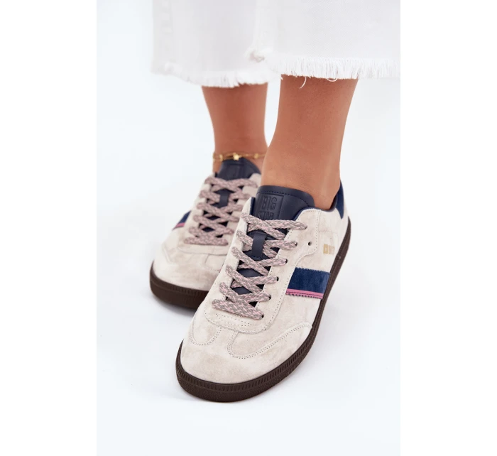 Dámské Nízké Sněhule Z Semiše Big Star model 21705751 HIPOLY SYSTEM Šedé - Big Star Shoes Dámské Nízké Sněhule Z Semiše Big Star model 21705751 HIPOLY SYSTEM Šedé - Big Star Shoes