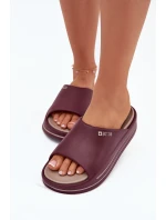 Dámské Pantofle Na Platformě Big Star SS274425 Bordó Dámské Pantofle Na Platformě Big Star SS274425 Bordó