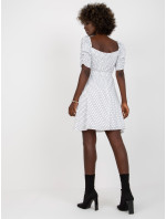 Dámské šaty LK SK model 17547321 bílé a černé - FPrice
